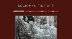 Desktop Screenshot of kociomykfineart.com